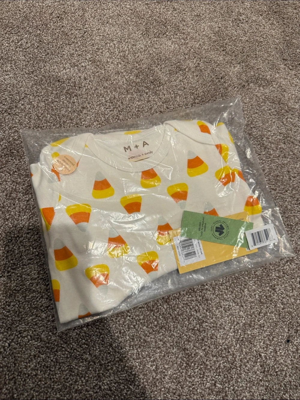 M+A by Monica + Andy Organic Cotton First Moves Set (Trick or Treat)
